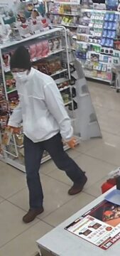 八田のコンビニで強盗未遂事件　犯人の情報提供求める